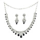 Necklace - Cz Elegance Rhodium Necklace - Opal Touch