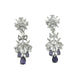 Necklace - Cz Elegance Rhodium Necklace - Opal Touch