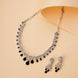 Necklace - Cz Elegance Rhodium Necklace - Opal Touch