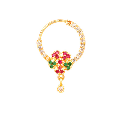 Opal Touch - CZ Enamel Nose Pin - Nose pin