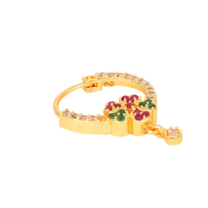 Opal Touch - CZ Enamel Nose Pin - Nose pin