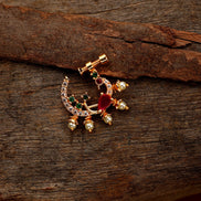 Opal Touch - CZ Floral Nose Pin - Nose pin
