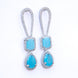 Necklace - CZ Glorious Rhodium Necklace - Opal Touch