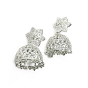 Jhumka - CZ Star Rhodium Jhumka - Opal Touch