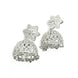 Jhumka - CZ Star Rhodium Jhumka - Opal Touch