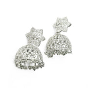 Jhumka - CZ Star Rhodium Jhumka - Opal Touch