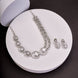 Necklace - Daisy Royale Rhodium Necklace - Opal Touch