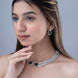 Necklace - Daisy Royale Rhodium Necklace - Opal Touch