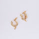 Nose Pin - Dazzling Bird - Shaped Gold Plated Combo Nose Pin - Opal Touch