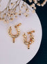 Nose Pin - Dazzling Bird - Shaped Gold Plated Combo Nose Pin - Opal Touch