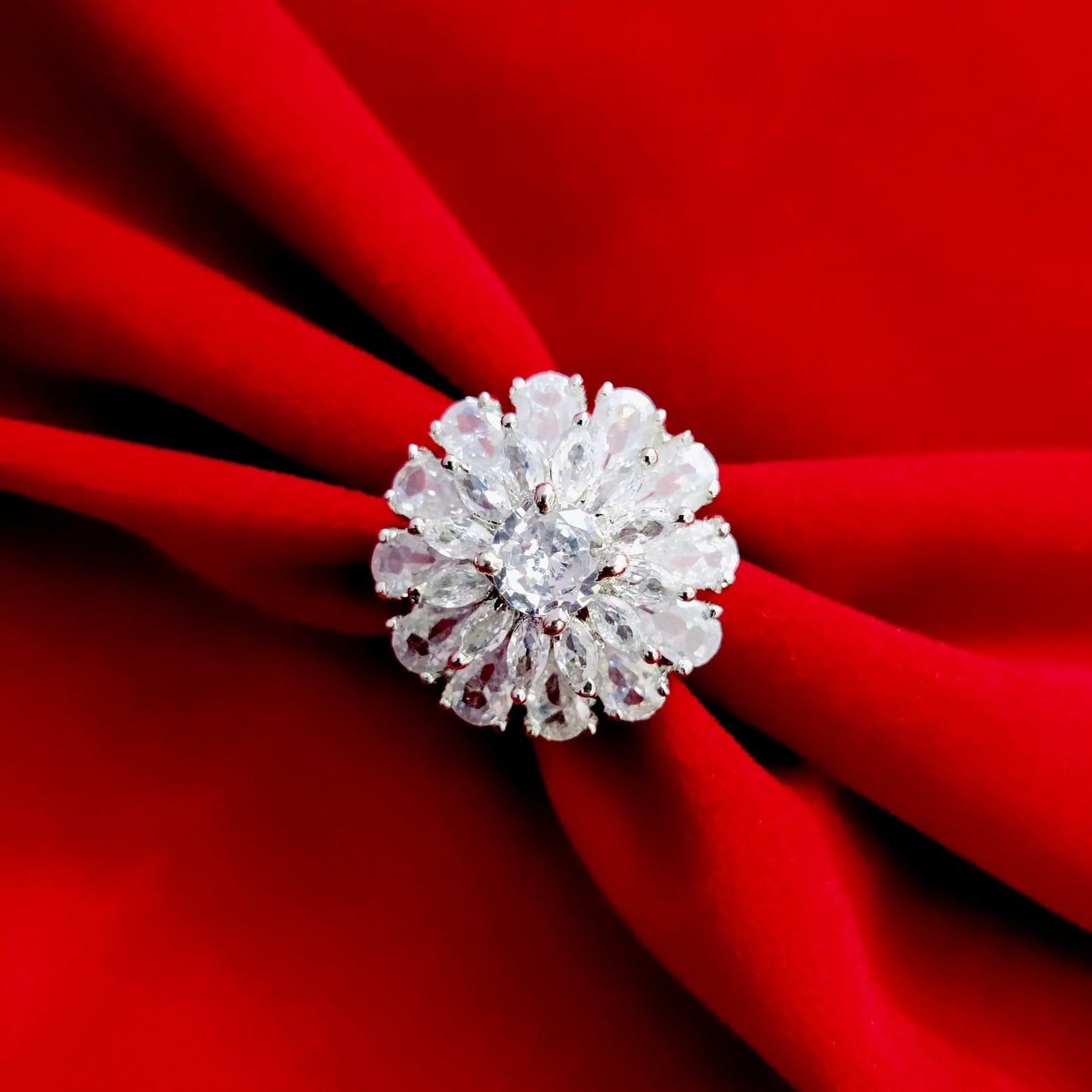 Opal Touch - Dazzling Dream Rhodium Ring - Ring