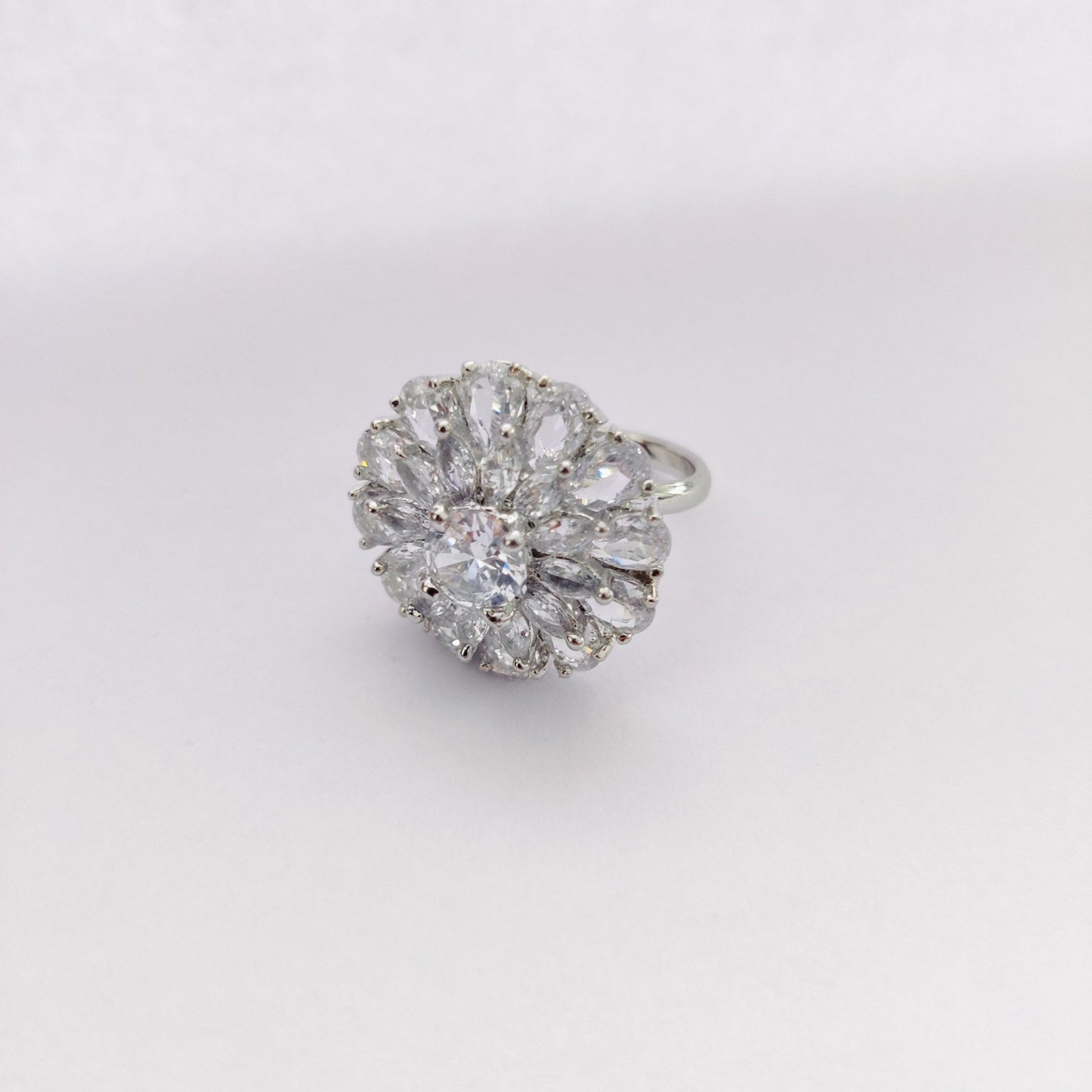 Opal Touch - Dazzling Dream Rhodium Ring - Ring