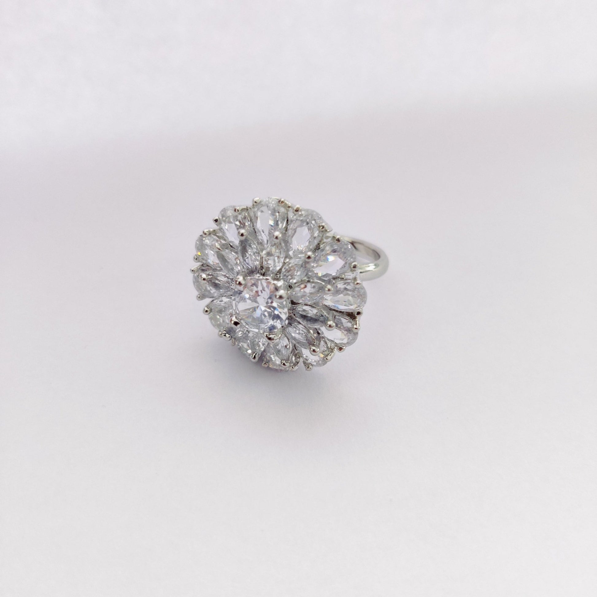 Opal Touch - Dazzling Dream Rhodium Ring - Ring