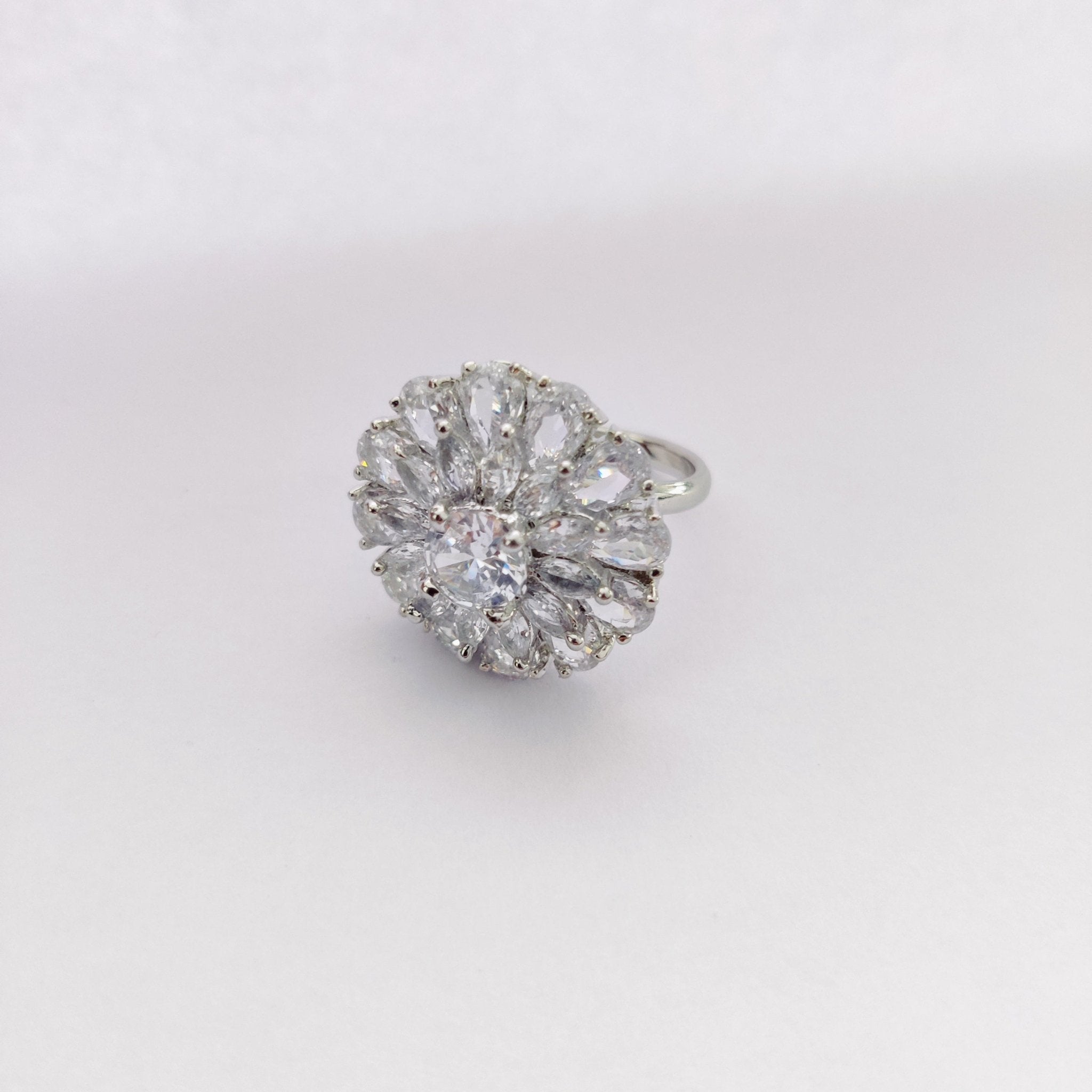 Opal Touch - Dazzling Dream Rhodium Ring - Ring