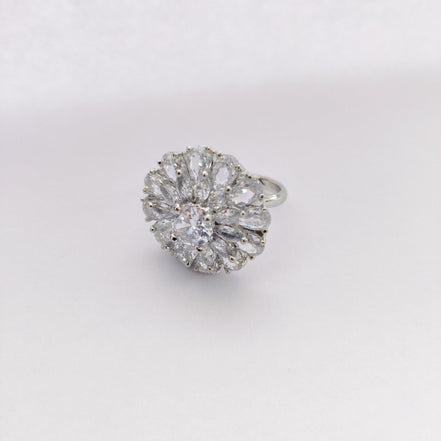 Opal Touch - Dazzling Dream Rhodium Ring - Ring
