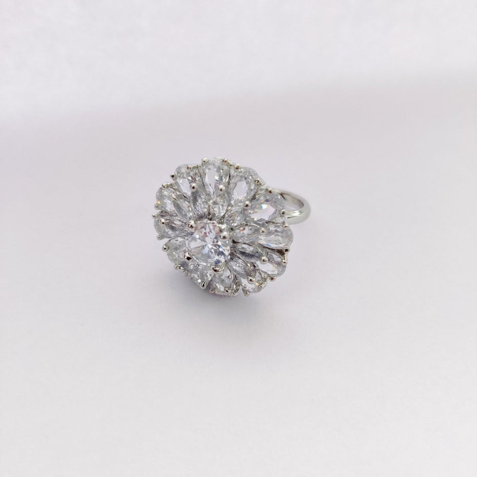 Opal Touch - Dazzling Dream Rhodium Ring - Ring