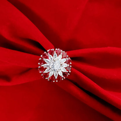 Opal Touch - Dazzling Dream Rhodium Ring - Ring