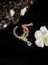 Opal Touch - Dazzling Golden Nose Pin - Nose pin