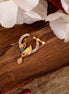Opal Touch - Dazzling Peacock CZ Nose Pin - Nose pin