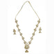 Necklace - Dazzling Peacock Matte Black Plated Necklace Set - Opal Touch