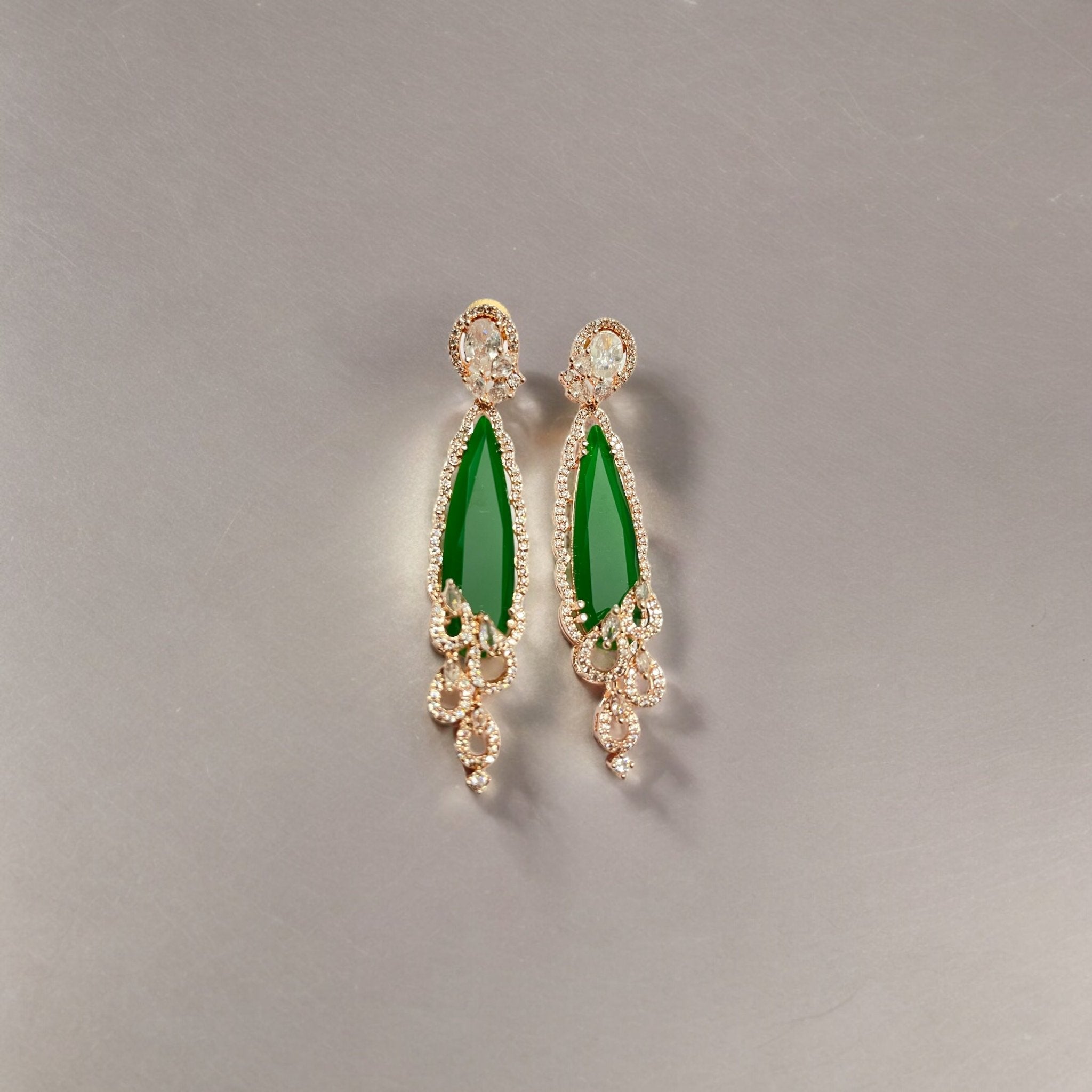 Earrings - Dazzling Twilight Drops Earrings - Opal Touch
