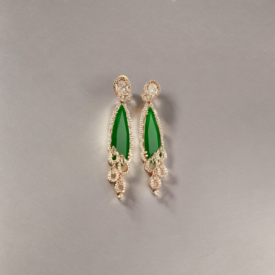 Earrings - Dazzling Twilight Drops Earrings - Opal Touch