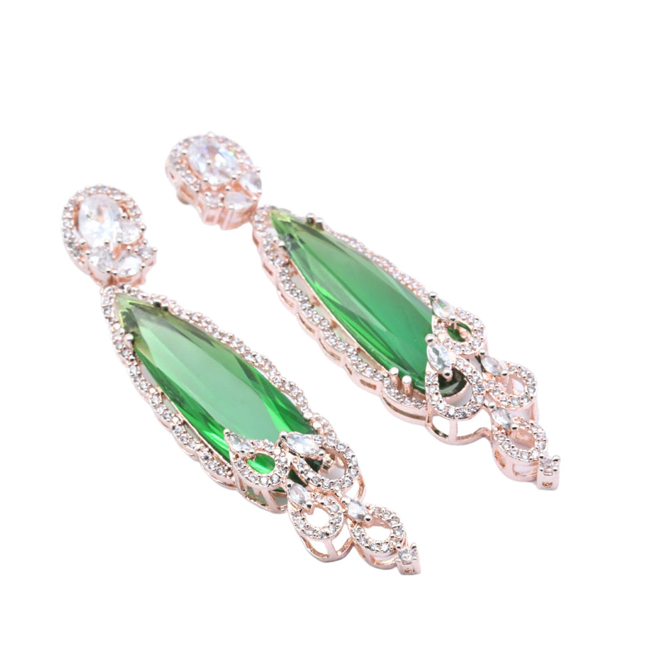 Earrings - Dazzling Twilight Drops Earrings - Opal Touch