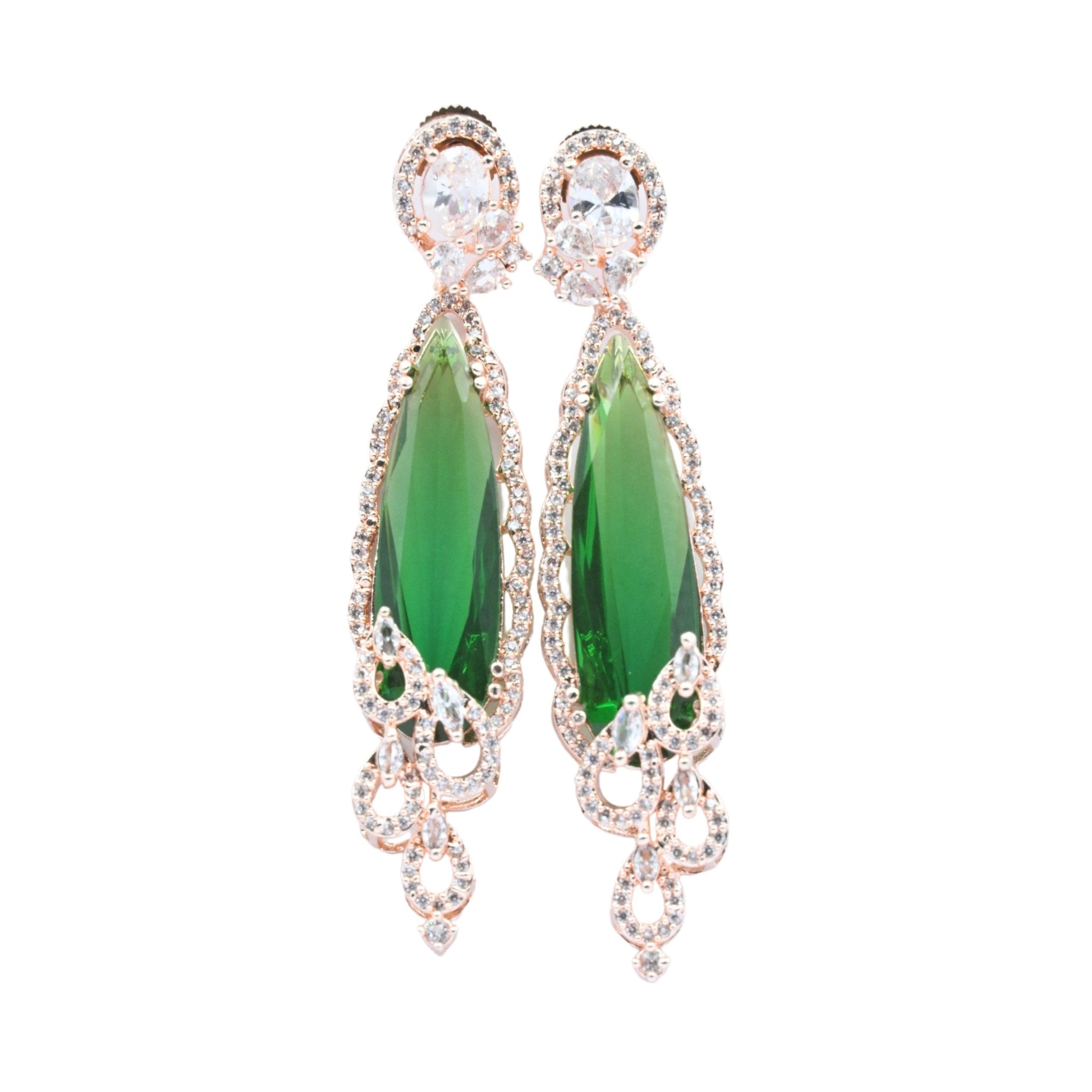 Earrings - Dazzling Twilight Drops Earrings - Opal Touch