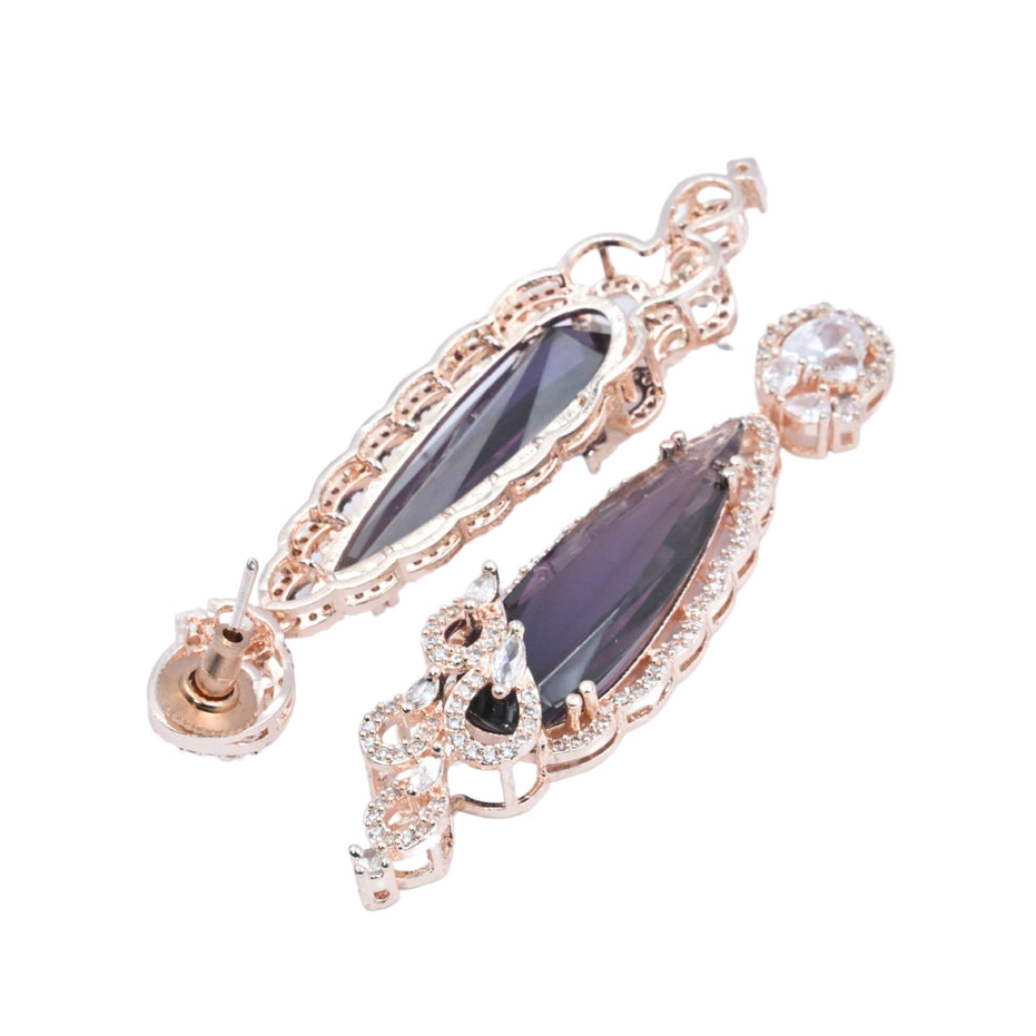 Earrings - Dazzling Twilight Drops Earrings - Opal Touch