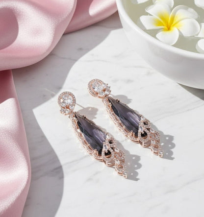 Dazzling Twilight Drops Earrings - Opal Touch