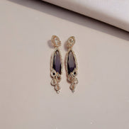 Earrings - Dazzling Twilight Drops Earrings - Opal Touch