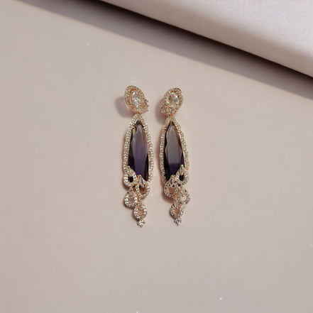 Earrings - Dazzling Twilight Drops Earrings - Opal Touch