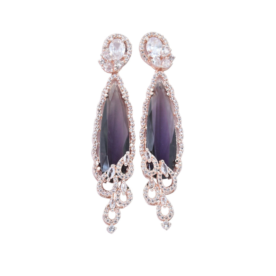 Earrings - Dazzling Twilight Drops Earrings - Opal Touch