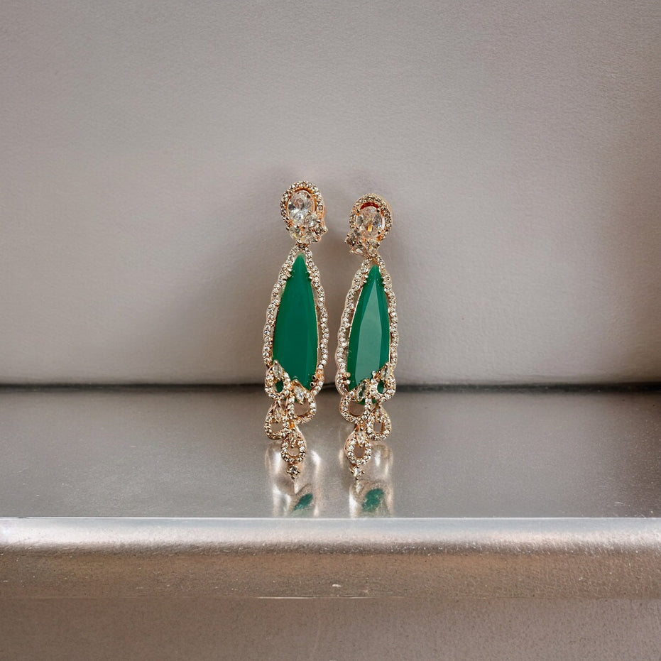 Earrings - Dazzling Twilight Drops Earrings - Opal Touch