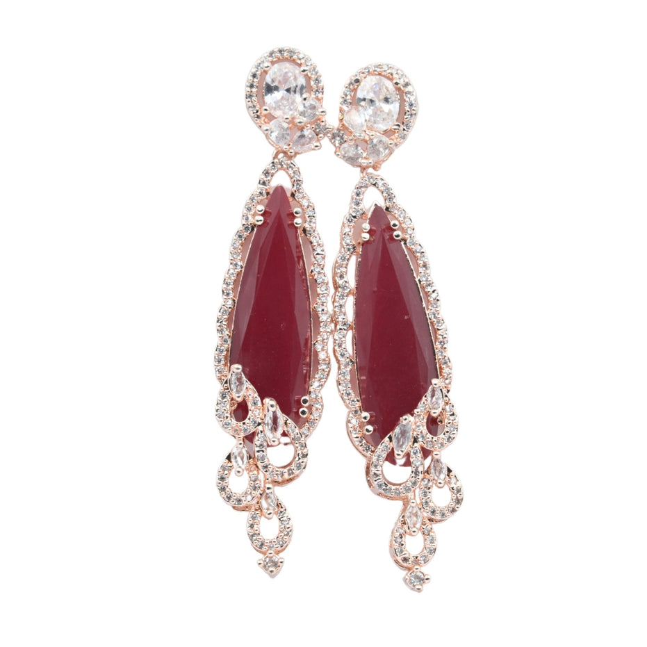 Earrings - Dazzling Twilight Drops Earrings - Opal Touch