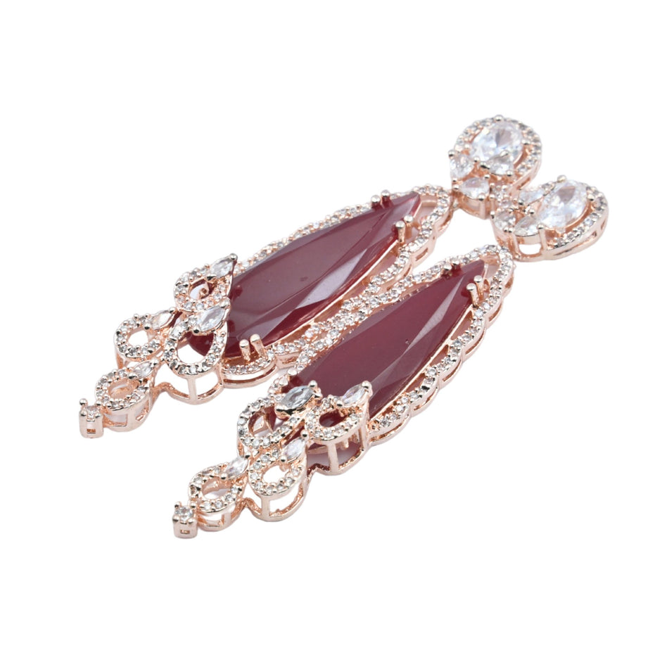 Earrings - Dazzling Twilight Drops Earrings - Opal Touch