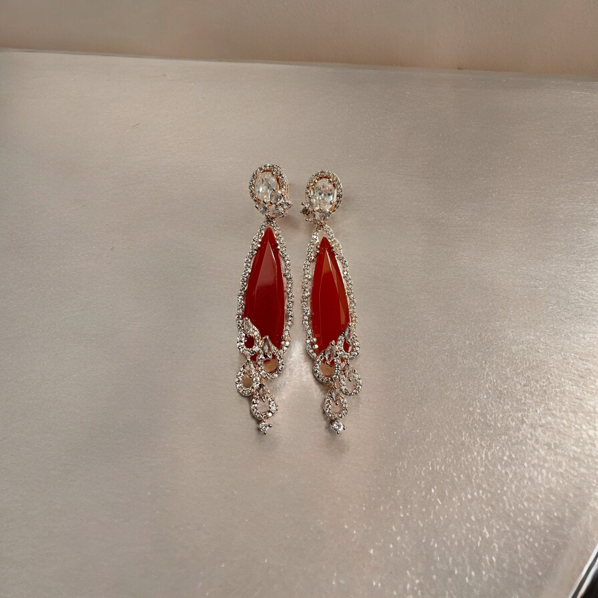 Earrings - Dazzling Twilight Drops Earrings - Opal Touch