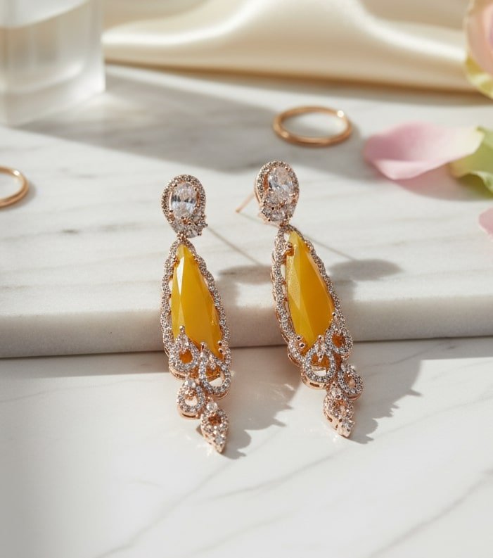 Dazzling Twilight Drops Earrings - Opal Touch