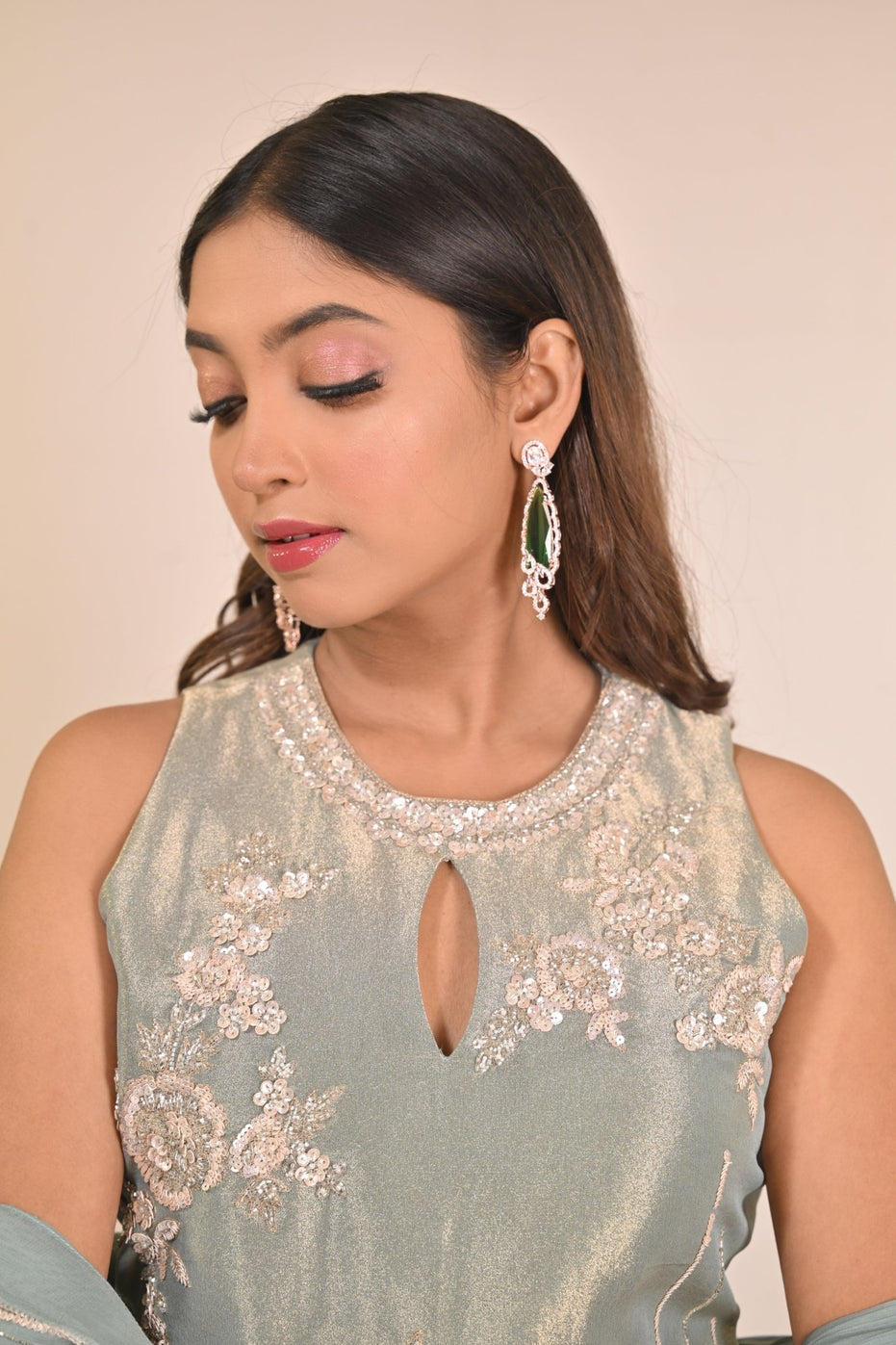 Earrings - Dazzling Twilight Drops Earrings - Opal Touch