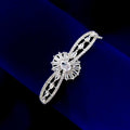 Opal Touch - Dazzling White Rhodium Bracelet - Bracelets