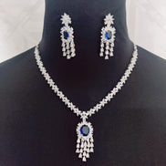 Opal Touch - Delicate Rhodium Necklace - Necklace