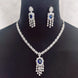 Opal Touch - Delicate Rhodium Necklace - Necklace