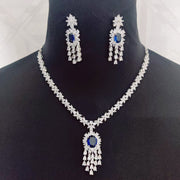Opal Touch - Delicate Rhodium Necklace - Necklace