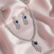 Delicate Rhodium Necklace - Opal Touch