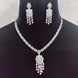 Opal Touch - Delicate Rhodium Necklace - Necklace
