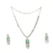 Delicate Rhodium Necklace - Opal Touch