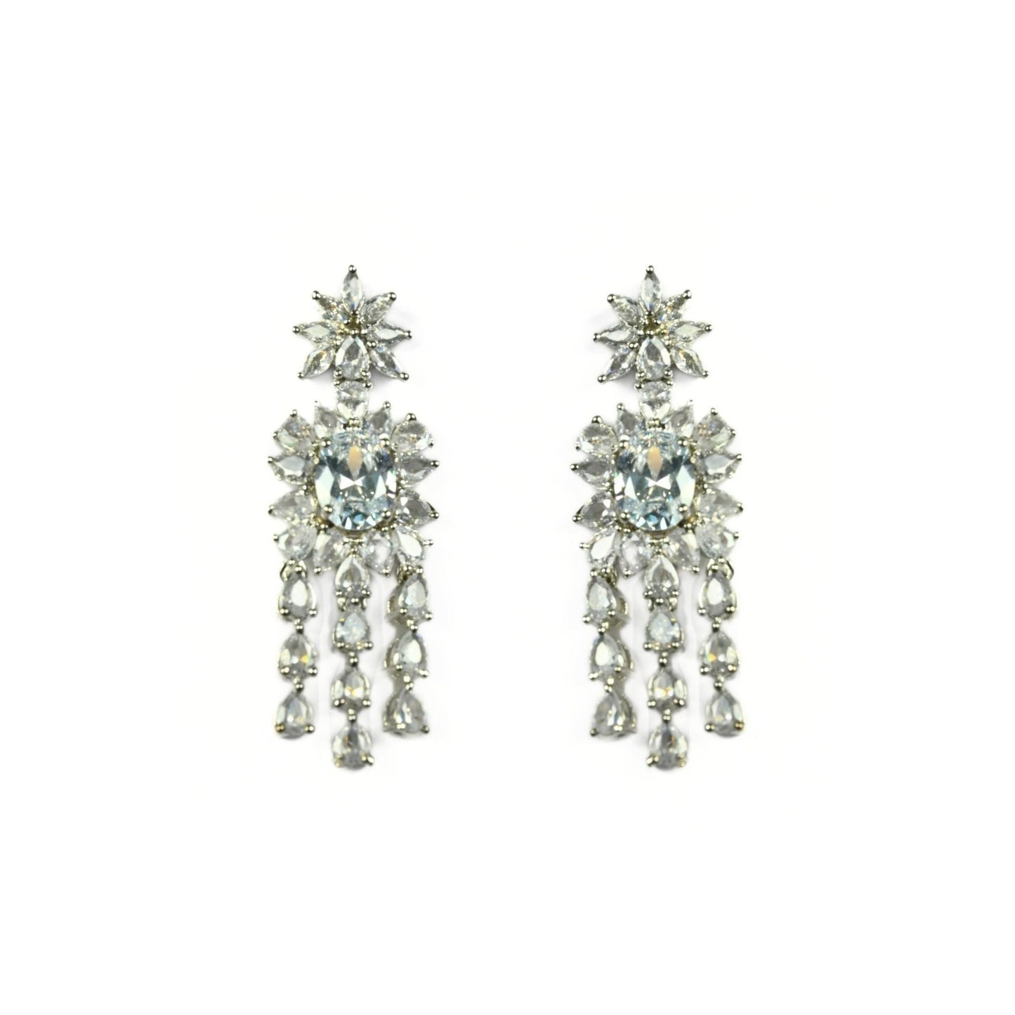 Delicate Rhodium Necklace - Opal Touch