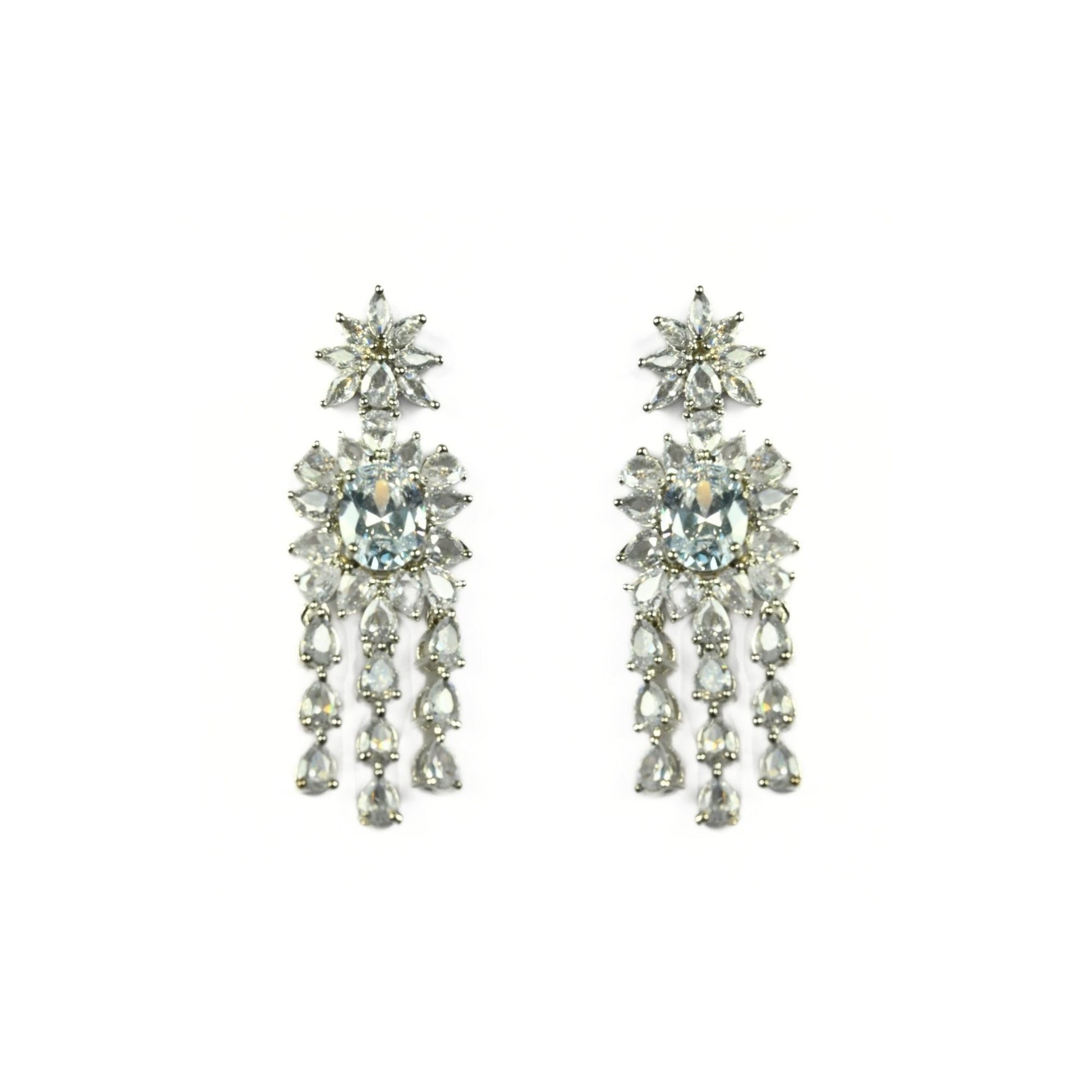 Delicate Rhodium Necklace - Opal Touch