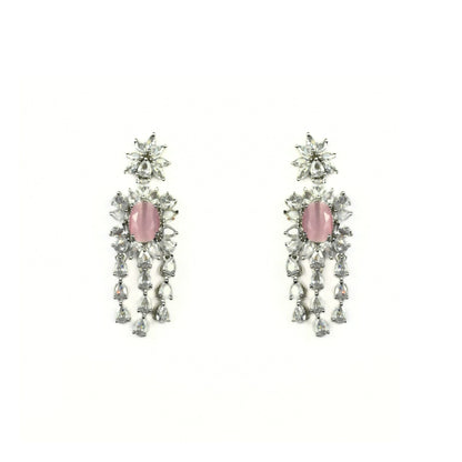 Delicate Rhodium Necklace - Opal Touch