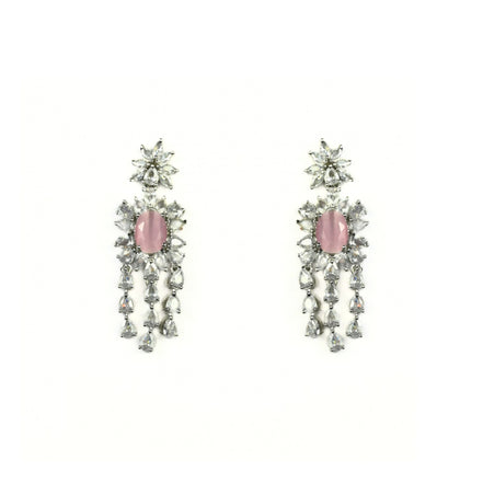 Delicate Rhodium Necklace - Opal Touch